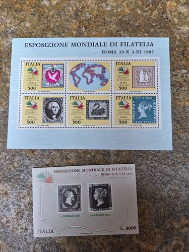 Italia 1985 fogli - , esposizione