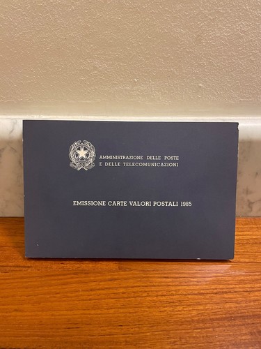 Italia 1985 libretto emissione - italia,