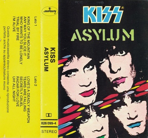 Kiss asylum cassetta 1985 - mc,