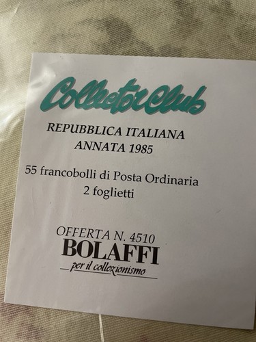 Bolaffi francobolli annata - bolaffi,