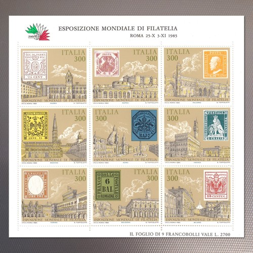 Italia 1985 esposizione - italia,