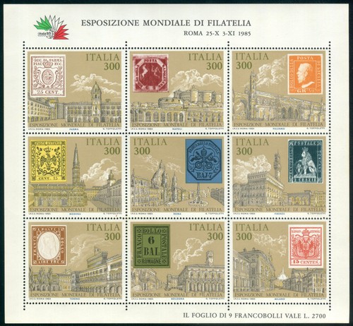 1985 repubblica foglietto - 1985,